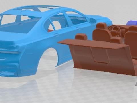 7 Series M Short 2020 Printable Car 3Dプリントモデル