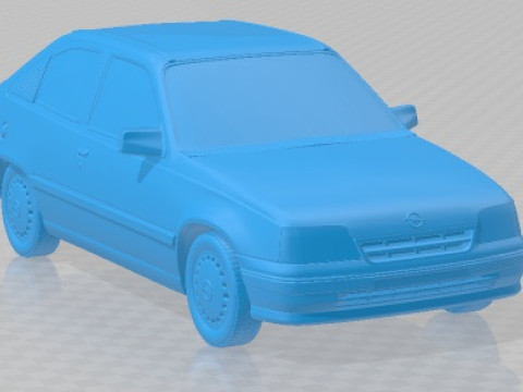 Opel Kadett 3 Door 1991 Printable Car 3Dプリントモデル