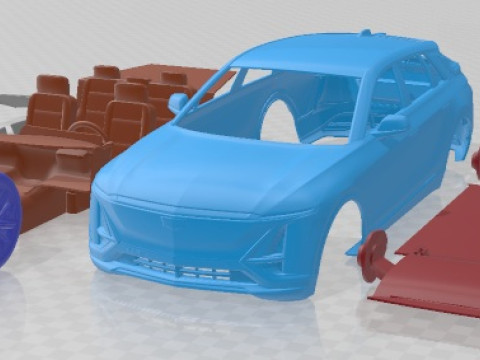 Cadillac Lyriq 2023 Printable Car 3D Print Model