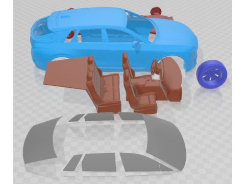 キャデラック リリック 2023 印刷可能な車 3Dプリントモデル