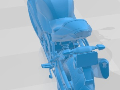 Kawasaki Ninja ZX 6R 2015 Printable Motorbike Model do druku 3D