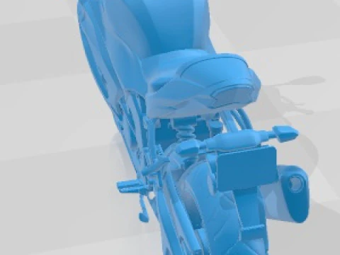 Kawasaki Ninja ZX 6R 2015 Printable Motorbike 3D Print Model