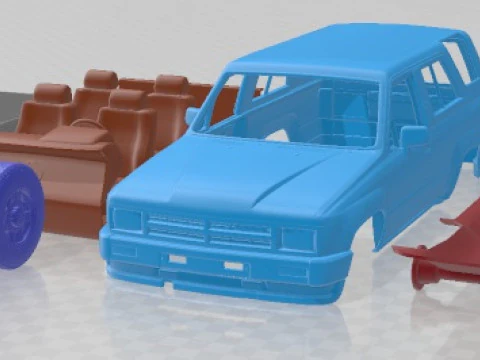 Toyota 4Runner 1986 Printable Car 3D Print Model