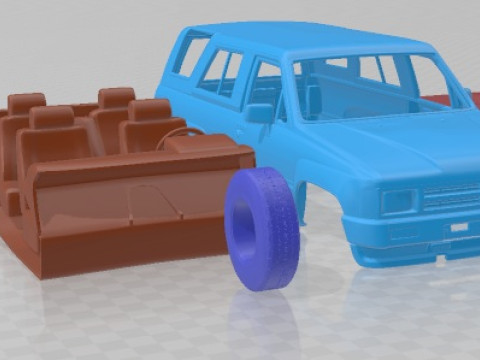 Toyota 4Runner 1986 Printable Car Modelo de Impressão 3D
