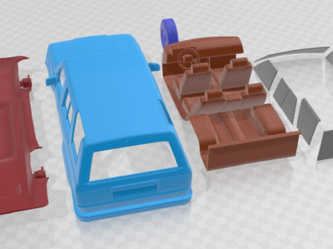 Toyota 4Runner 1986 Printable Car Modelo de Impressão 3D