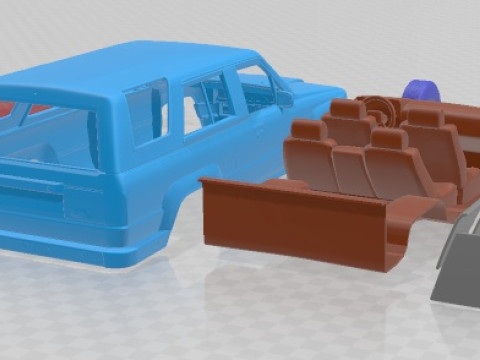 Toyota 4Runner 1986 Printable Car Modelo de Impressão 3D