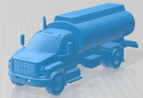 GMC Topkick C8500 Tanker 2004 Printable Truck 3D Print Model .c4d .max .obj .3ds .fbx .stl .blend 