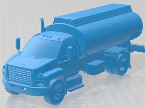 GMC Topkick C8500 油罐车 2004 年可打印卡车 3D 打印模型