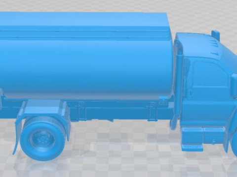 GMC Topkick C8500 Tanker 2004 Printable Truck 3D Print Model