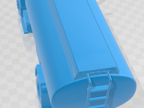 GMC Topkick C8500 Tanker 2004 Printable Truck 3D Print Model