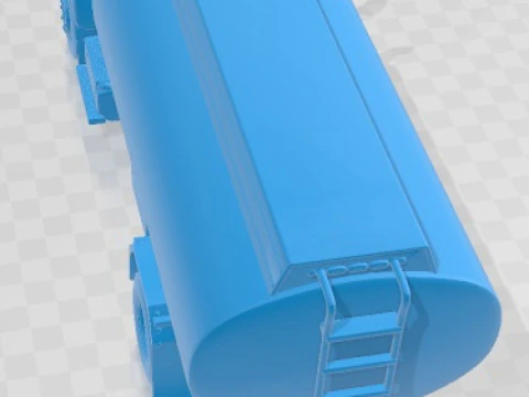 GMC Topkick C8500 Tanker 2004 Printable Truck 3D Print Model