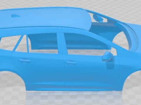 Toyota Corolla Touring Sports 2019 Printable Body Car Modèles 3D en vedette