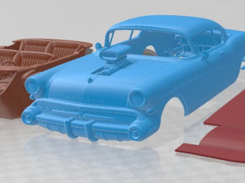 Mobil Cetak Kustom Buick Roadmaster 1957 Model Cetak 3D