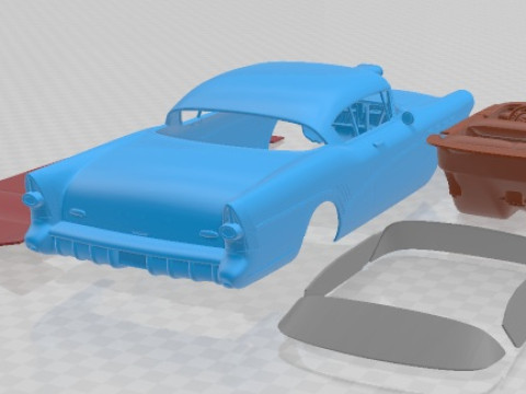 Buick Roadmaster 1957 Custom Printable Car 3D Druckmodell