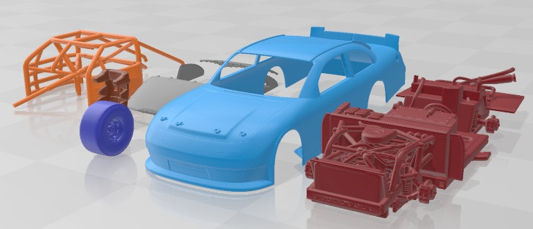 Taurus Best Buy Stanley Nascar 2010 Printable Car Modelo de impresión 3D .c4d .max .obj .3ds .fbx .stl .blend 