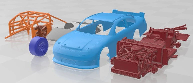Taurus Best Buy Stanley Nascar 2010 Printable Car 3D Print Model .c4d .max .obj .3ds .fbx .stl .blend 