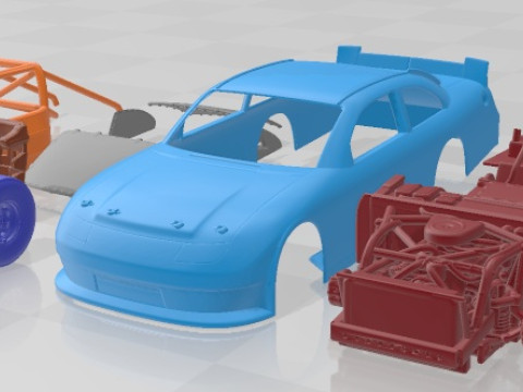 Taurus Best Buy Stanley Nascar 2010 Printable Car Modelo de impresión 3D