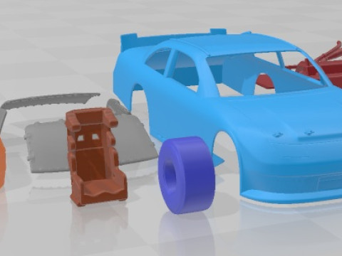 Taurus Best Buy Stanley Nascar 2010 Printable Car Modelo de impresión 3D