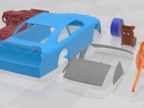 Taurus Best Buy Stanley Nascar 2010 Printable Car Modelo de impresión 3D