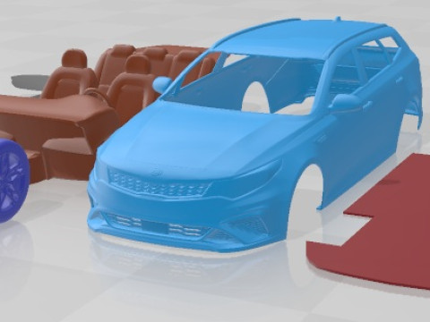 Kia Optima Sportswagon 2019 Printable Car 3Dプリントモデル