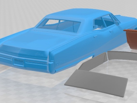 Buick Electra 225 Hardtop Sedan 1968 Printable Car 3D 프린트 모델
