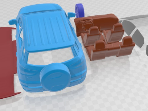 EcoSport 2014 Printable Car 3D Принт Модель