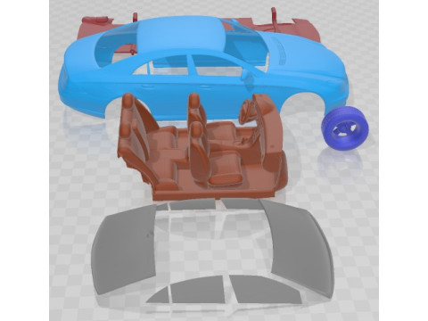 Mercedes Benz CLS 500 2006 Printable Car Modelo de impresión 3D