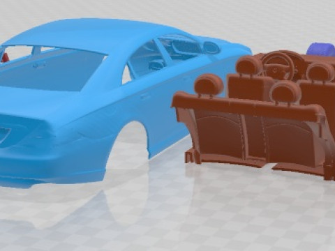 Mercedes Benz CLS 500 2006 Printable Car Modelo de impresión 3D