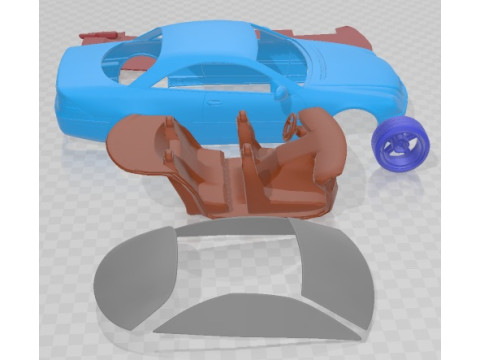 Mercedes Benz CL Class W215 2006 Printable Car 3Dプリントモデル