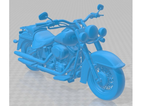 Harley Davidson Softail Deluxe 2012 Printable Motorbike 3D प्रिंट मॉडल