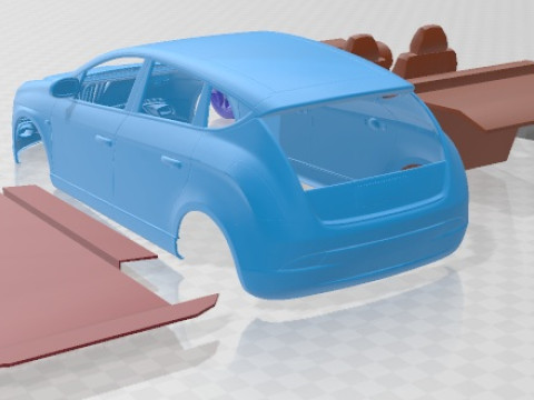 Lancia Delta 2009 Printable Car 3D 打印模型