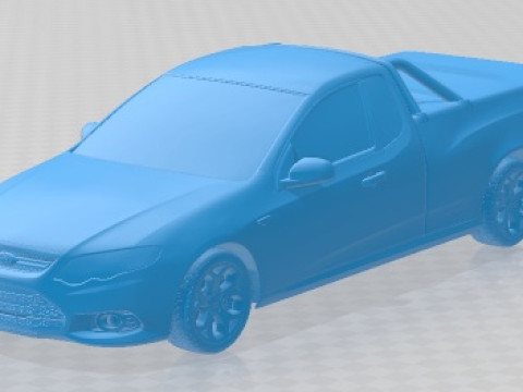 Falcon FG UTE XR6 2011 Printable Car 3D Baskı Modeli