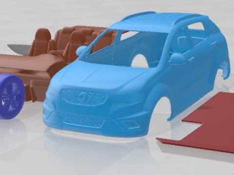 SsangYong Korando 2011 Printable Car 3D Baskı Modeli