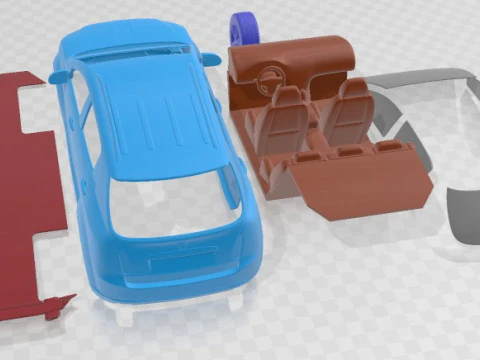SsangYong Korando 2011 Printable Car 3D Print Model