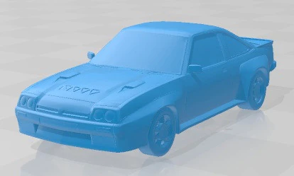 Opel Manta I400 1987 Printable Car 3D Print Model .c4d .max .obj .3ds .fbx .stl .blend 