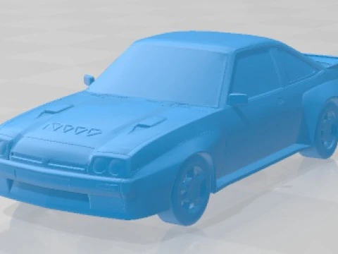 Coche Imprimible Opel Manta I400 1987 Modelo de impresión 3D
