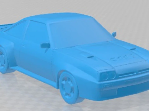 Opel Manta I400 1987 Printable Car 3D Print Model