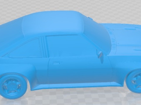 Opel Manta I400 1987 Printable Car Model do druku 3D