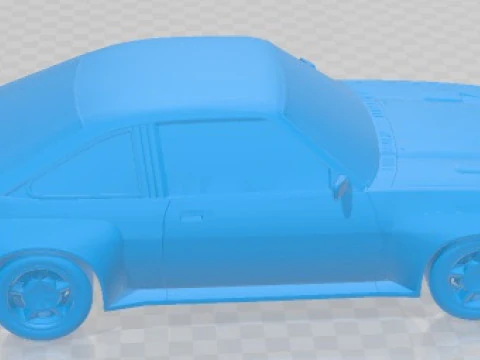 Opel Manta I400 1987 Printable Car 3D Print Model