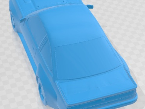 Opel Manta I400 1987 Printable Car Model do druku 3D