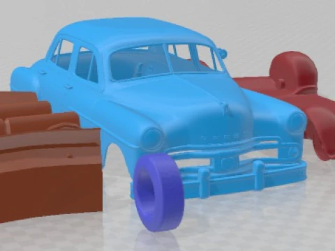 Dodge Coronet 1950 Printable Car 3D Print Model