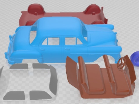 Dodge Coronet 1950 Printable Car 3D-printmodel