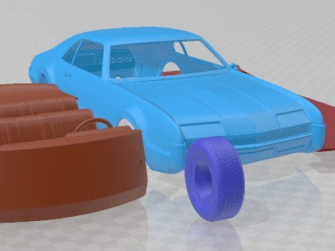 Oldsmobile Toronado 1966 Printable Car 3D 打印模型