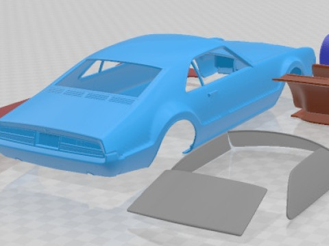 Oldsmobile Toronado 1966 Printable Car 3D 打印模型