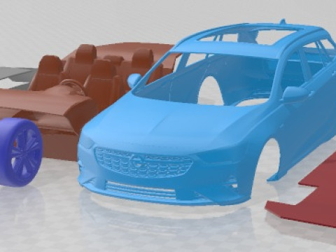 Opel Insignia Sports Tourer 2020 Printable Car Modelo de impresión 3D
