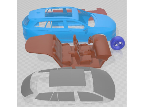Opel Insignia Sports Tourer 2020 Printable Car 3D 프린트 모델