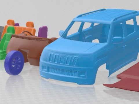 Mahindra TUV300 2015 Printable Car 3D Print Model