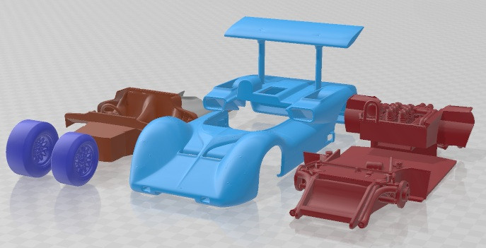Chaparral 2E Printable Car Modèles 3D en vedette .c4d .max .obj .3ds .fbx .stl .blend 