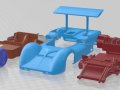 Chaparral 2E Printable Car 3D Print Model