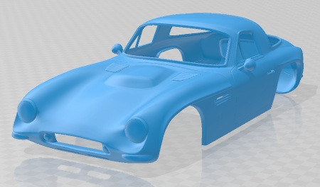 TVR Griffith 400 Printable Body Car 3D Print Model .c4d .max .obj .3ds .fbx .stl .blend
